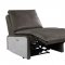 Metier Power Recliner 59940 in Gray Top Grain Leather by Acme