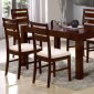 Dark Cherry Solid Finish Modern Formal Dining Room w/Options