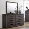 Conwy 5Pc Contemporary Bedroom Set CM7549 in Gray w/Options