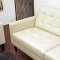 Caledonia Sofa Set Cream Bonded Leather by Wholesale Interiors