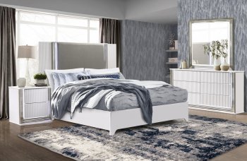 Aspen Bedroom in White by Global w/Options [GFBS-Aspen White]