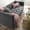 Vivacious Sofa in Gray Velvet Fabric by Modway