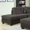 55955 Connell Sectional Sofa in Olive Gray & Espresso by Acme