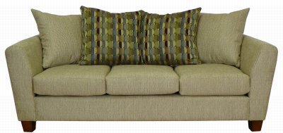 Olive Fabric Modern Sofa & Loveseat Set w/Options