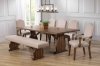 Maurice Dining Set 7Pc 62470 in Antique Oak by Acme w/Options