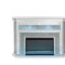 Noralie Fireplace w/LED AC00508 in Mirrored by Acme