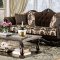 Ronja Traditional Sofa SM6431 in Dark Brown Chenille w/Options