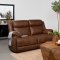 Ellington Sofa & Loveseat Set 508281 in Dark Brown by Coaster