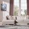 Carolina Sectional Sofa 1673 in Leatherette & Fabric by VIG