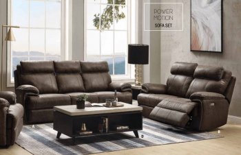 Nikkos Power Motion Sofa 55135 in Taupe Fabric by Acme w/Options [AMS-55135-Nikkos]