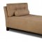 Latte Microfiber Modern Sofa & Loveseat Set w/Optional Items