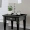 Adalyn Coffee Table & End Table 3Pc Set 80535 in Black by Acme