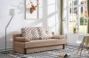 98 Sofa Bed Convertible in Beige Fabric by ESF