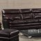 Scottsdale Sofa & Loveseat Set in Brown Leather - Leather Italia