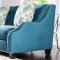 Celeste SM2226 Sofa in Azure Blue Fabric w/Options