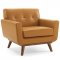 Engage Sofa in Tan Top-Grain Leather by Modway w/Options