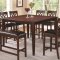 100648 Dunham 5Pc Counter Height Dining Set by Coaster w/Options