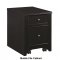 Preater 801901 3Pc Office Desk Set in Black w/Options by Coaster