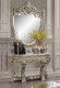 Danae Sofa Table LV01204 in Champagne & Gold by Acme