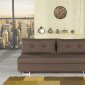 Flex Motion Sofa Bed in Brown Fabric w/Storage by Casamode