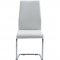 D41DC Set of 4 Dining Chairs in White PU by Global