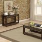 704278 Coffee Table in Brown/Black by Coaster with Options