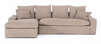 Atrium Sectional Sofa in Natural Fabric by VIG [VGSS-Atrium Natural]