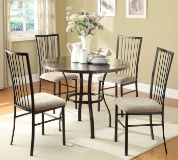 Carlson 2511 5Pc Dinette Set by Homelegance in Coffee [HEDS-2511 Carlson]