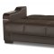 Uptown Sofa Bed in Brown PU by Casamode w/Options