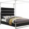 Encore Bed in Black Faux Leather by Meridian w/Options