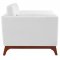 Chance Sofa in White Fabric by Modway w/Options