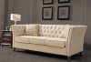 Londyn Sofa & Loveseat Set in Beige Fabric w/Options