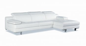 9097 Sectional Sofa in White Italian Full Leather by J&M [JMSS-9097]