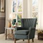 Essex Accent Chair 1260F1S in Dark Grey Fabric by Homelegance