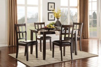 Thorpe 5422 Dining Set 5Pc in Espresso by Homelegance [HEDS-5422 Thorpe]