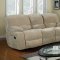 U2007 Reclining Sofa in Froth Fabric by Global Furniture USA