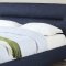 Adney Upholstered Bed 25070 in Blue Denim by Acme w/Padded HB