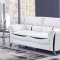 U9100 Sofa & Loveseat Set in White by Global