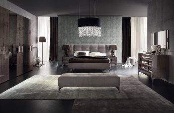 Dune Visone Bedroom in Ecru by Rossetto w/Options [Rossetto-BS-Dune Visone]