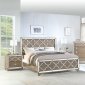 Ivony 6Pc Bedroom Set in Rustic Oak & Mirror w/Options