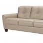 Roma Sofa Bed 54088 MI Piace in Dark Beige Genuine Leather