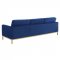 Loft Sofa in Navy Velvet Fabric by Modway w/Options