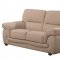 Sienna Sofa in Beige Leather by Beverly Hills w/Options