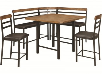 121608 Sheldon Counter Height Dining Set by Coaster [CRDS-121608 Sheldon]