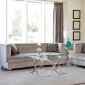 Caldwell Sofa 505881 in Silver Velvet by Coaster w/Options