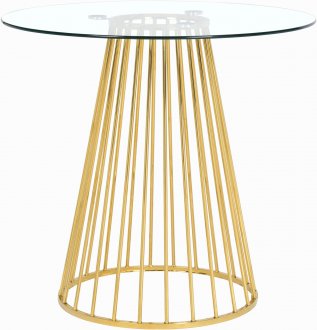 Gio Counter Height Dining Table 753 w/Gold Metal Base