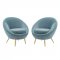 Circuit Accent Chair Set of 2 in Light Blue Velvet by Modway