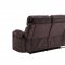 Aulada Motion Sofa 56905 in Chocolate Fabric by Acme w/Options