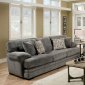 Abrianna Sofa SM5162GY in Gray Chenille Fabric w/Options