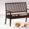 Rich Merlot Finish Contemporary 5Pc Dinette Set